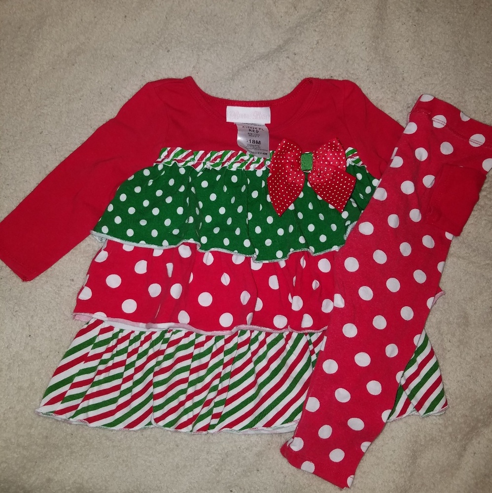 Rare Editions 18/mo Holiday Outfit